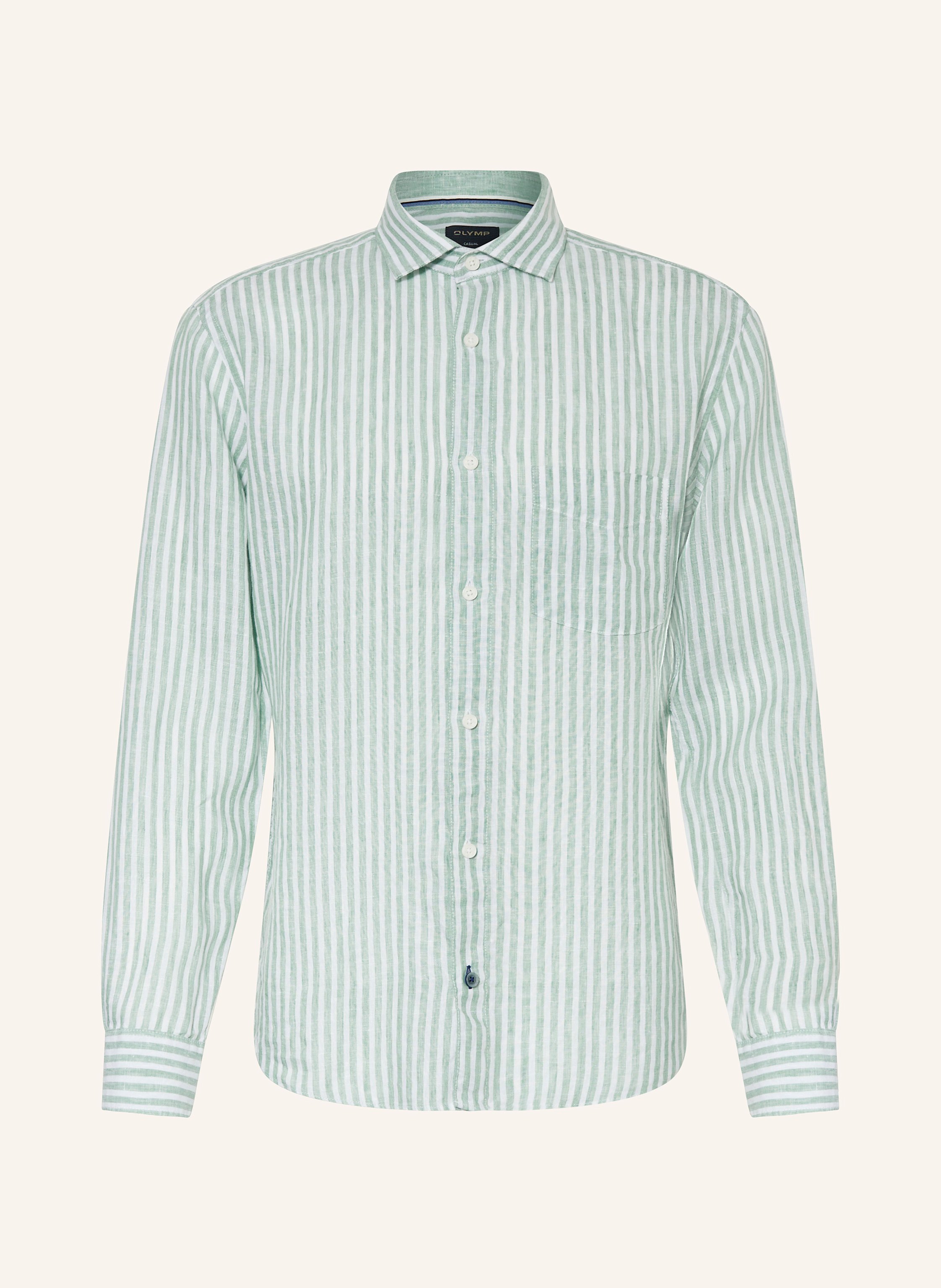 OLYMP Leinenhemd Casual regular fit