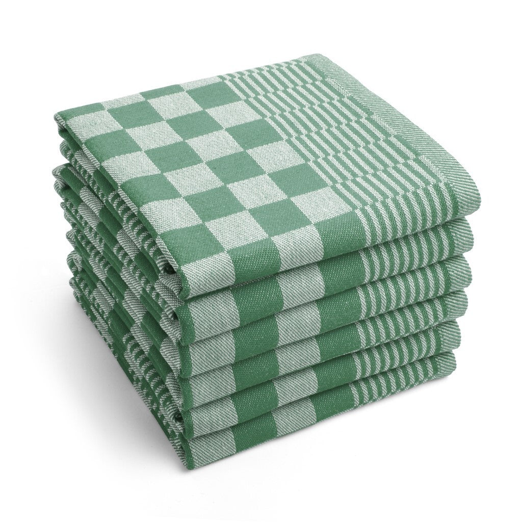 Byrklund - Theedoek Clean & Tidy - 6x 50x70 - Groen