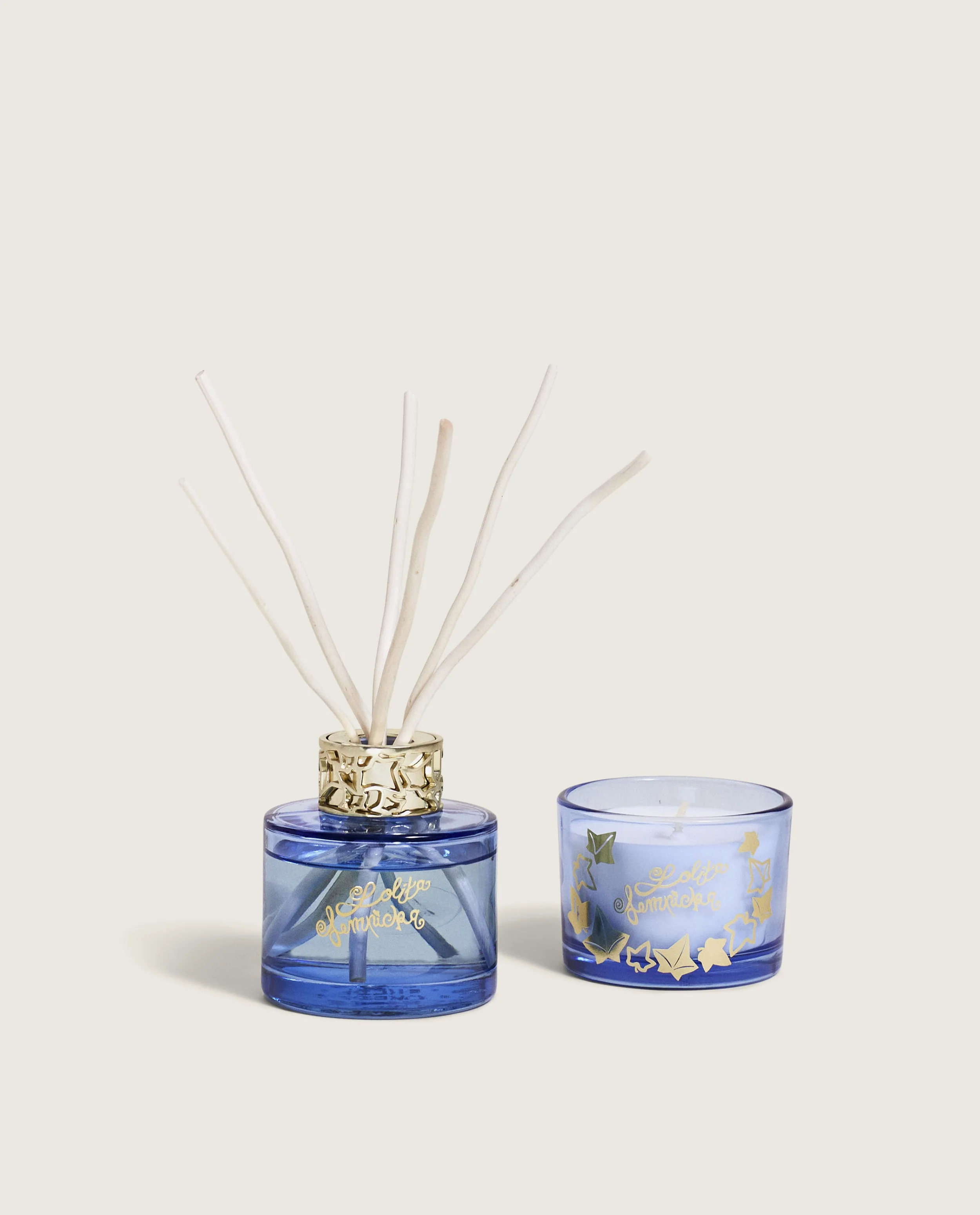 Duo mini Bouquet & Bougie Lolita Lempicka Parme