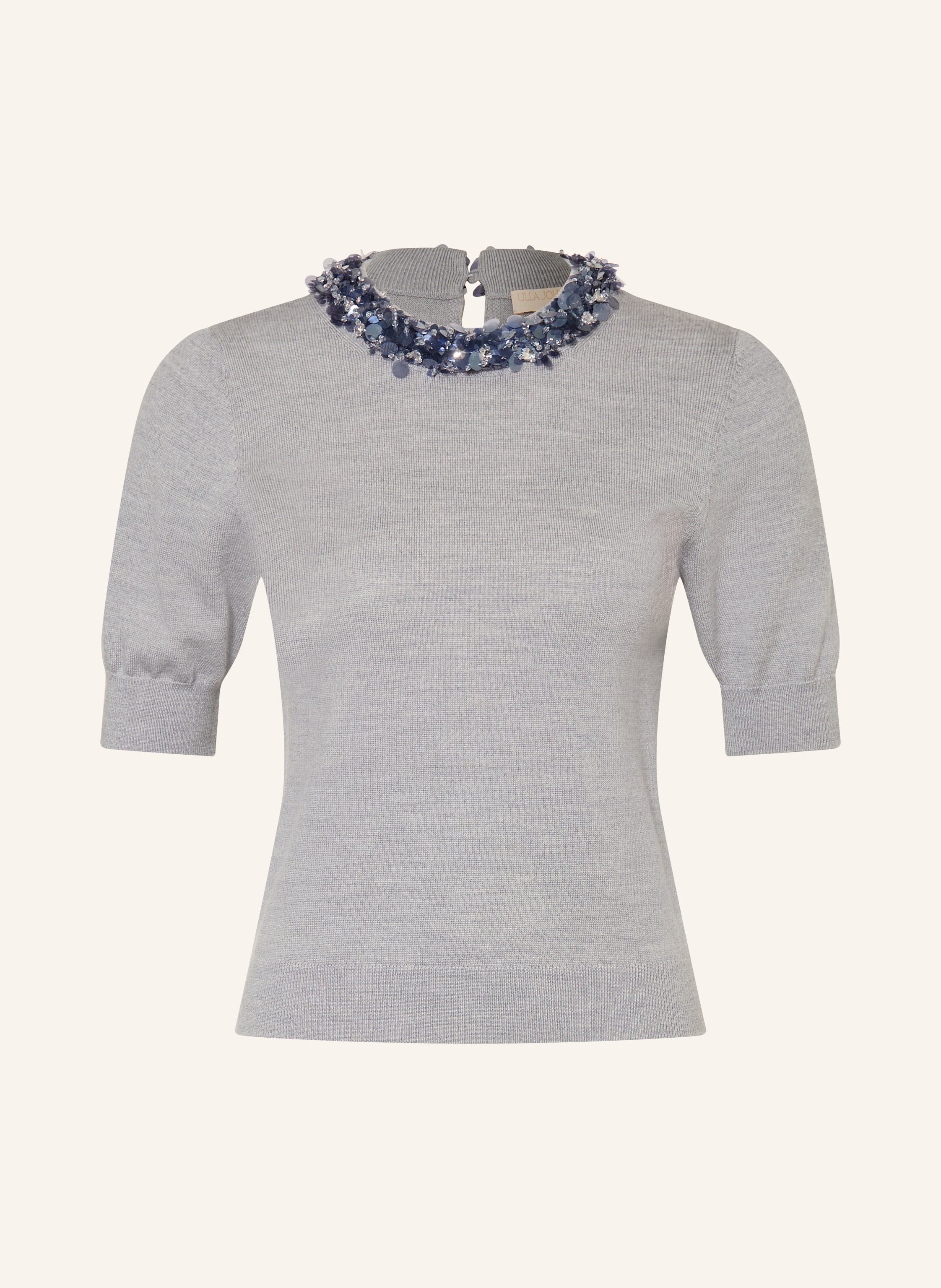 ULLA JOHNSON Strickshirt JUDE mit Pailletten