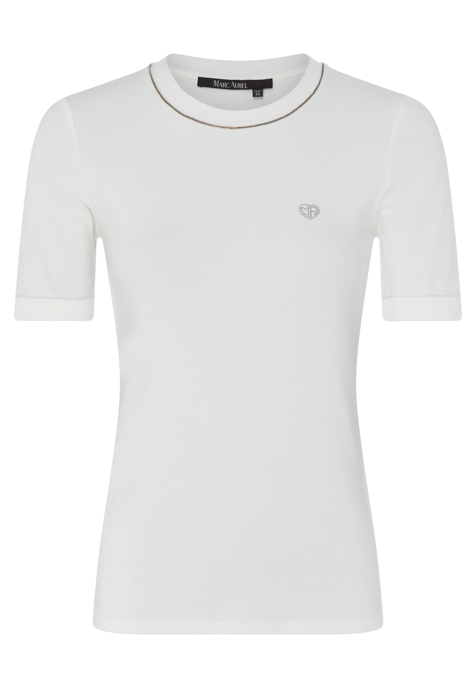 Shirt mit Schmuckketten-Detail