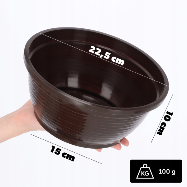 Doniczka Osłonka Donica Na Kwiaty 22cm Kolor Misa