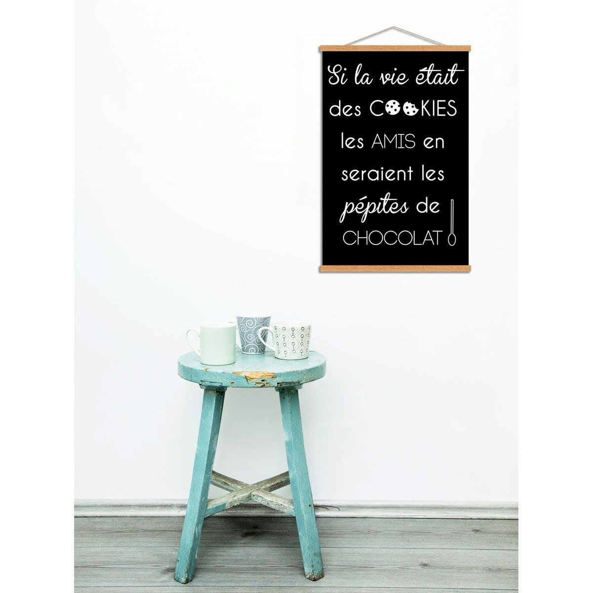 - Affiche Kakemono Citation Amis 40x60cm