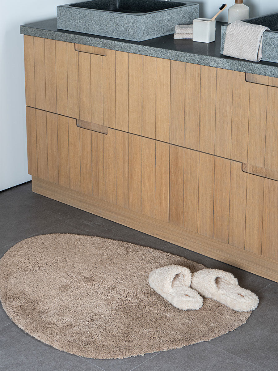 Veer Carpets - Badmat Beach - Taupe 80 x 100 cm