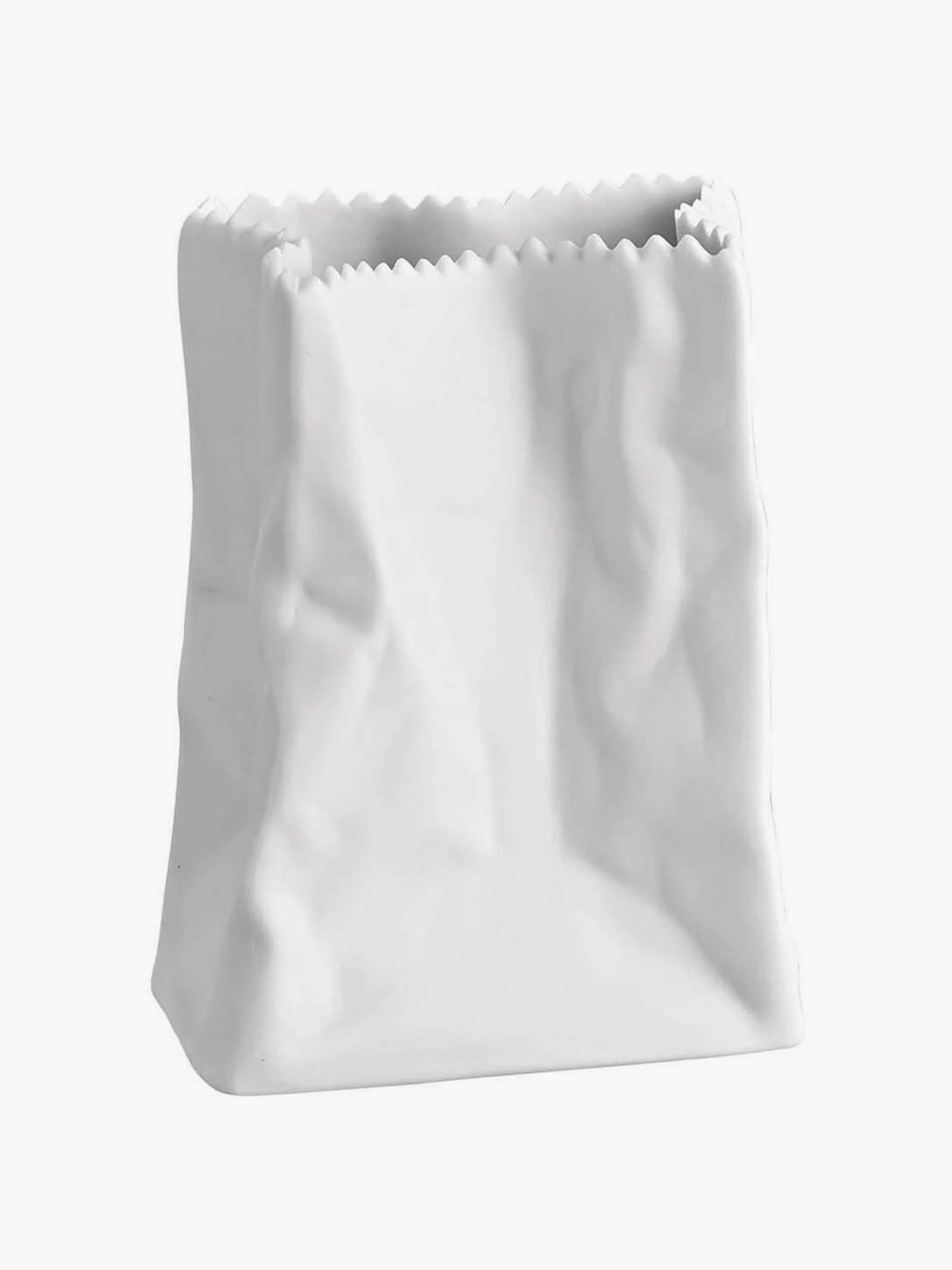 Tütenvase Weiss
