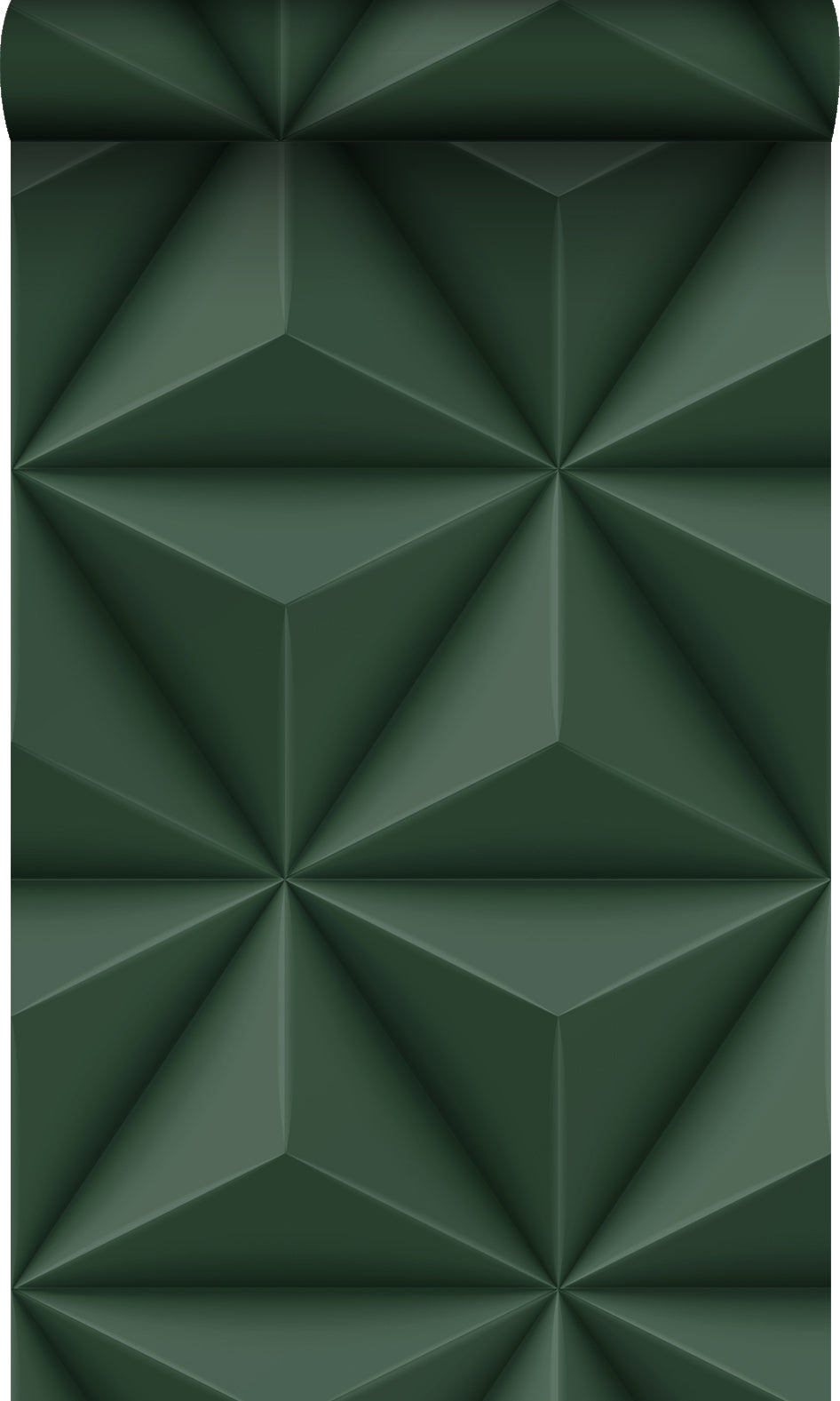 Origin Wallcoverings behang grafisch 3D motief donkergroen - 53 cm x 10.05 m - 347818
