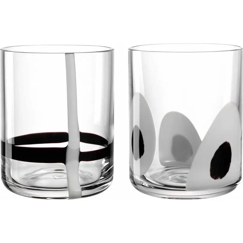 Becher 2er-Set Banda Nera