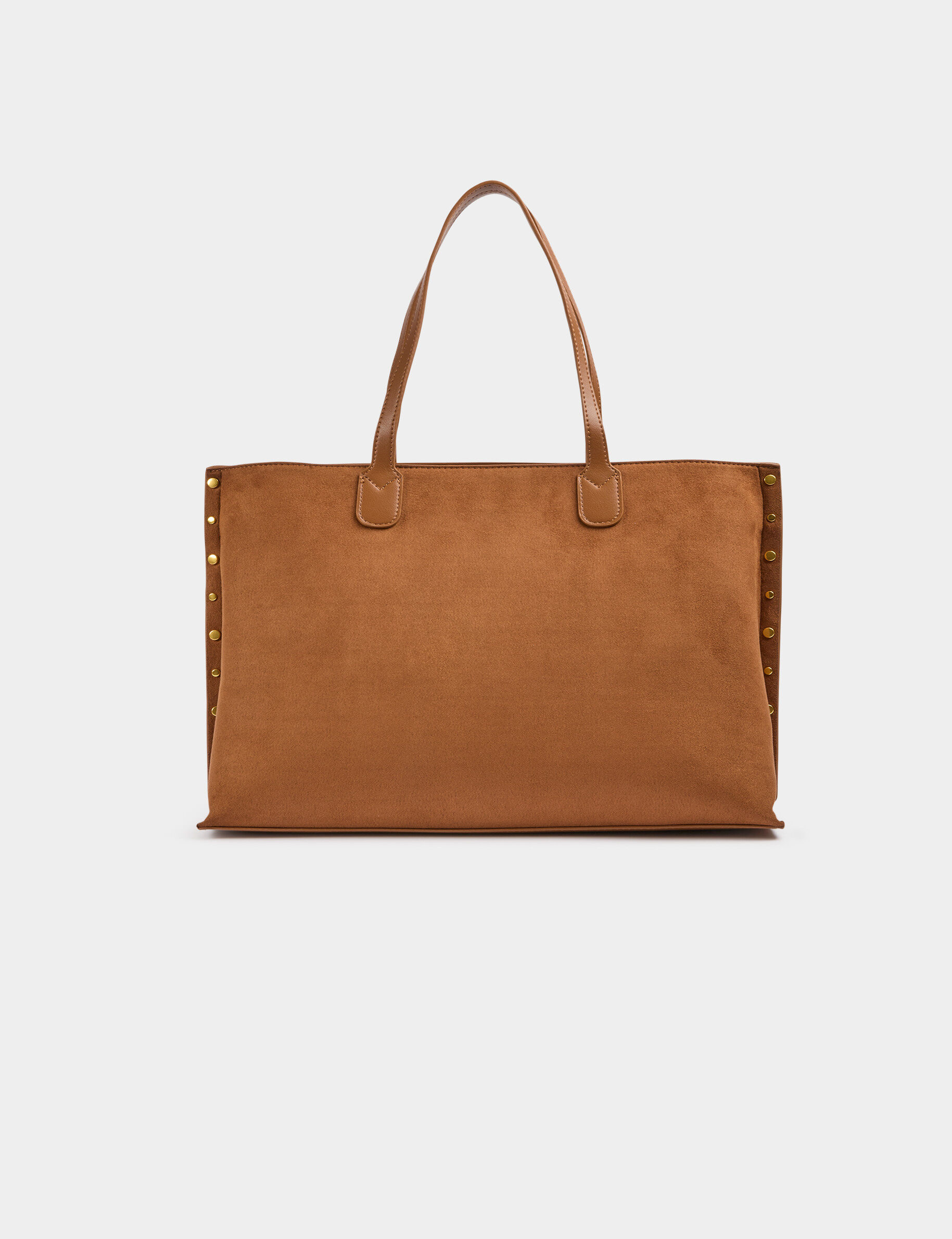 Studded Tote Bag Camel Women