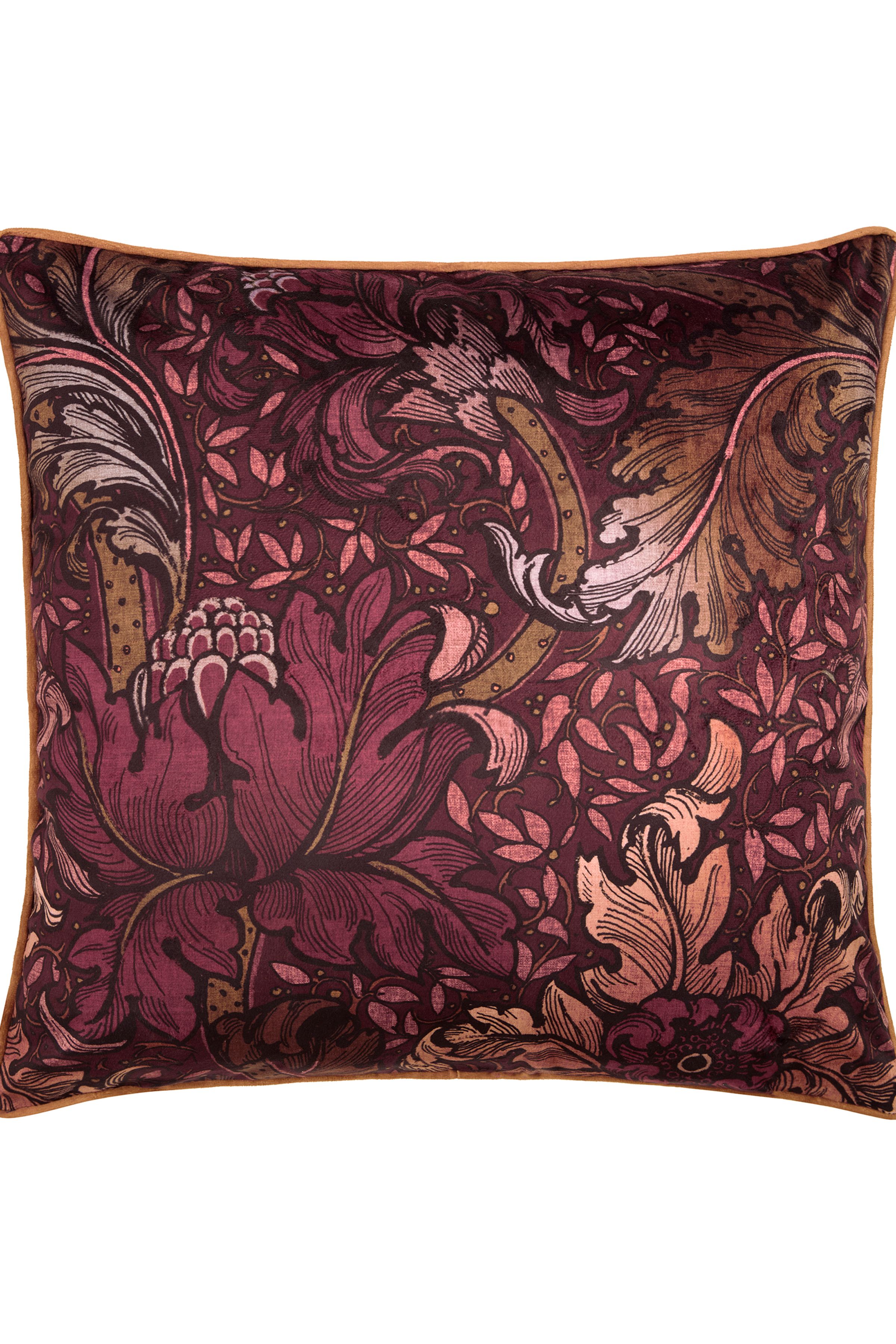 Laurence Llewelyn-Bowen Morris Major Chintz' Arts & Crafts Print Velvet Filled Cushion