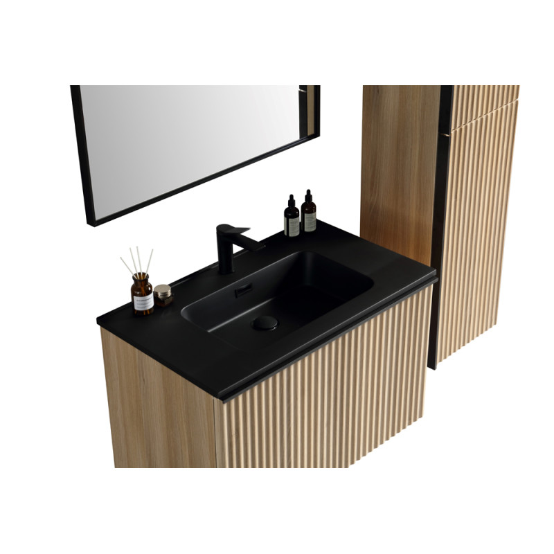 Ensemble de salle de bain Brunella chêne 80 cm SANIMAR