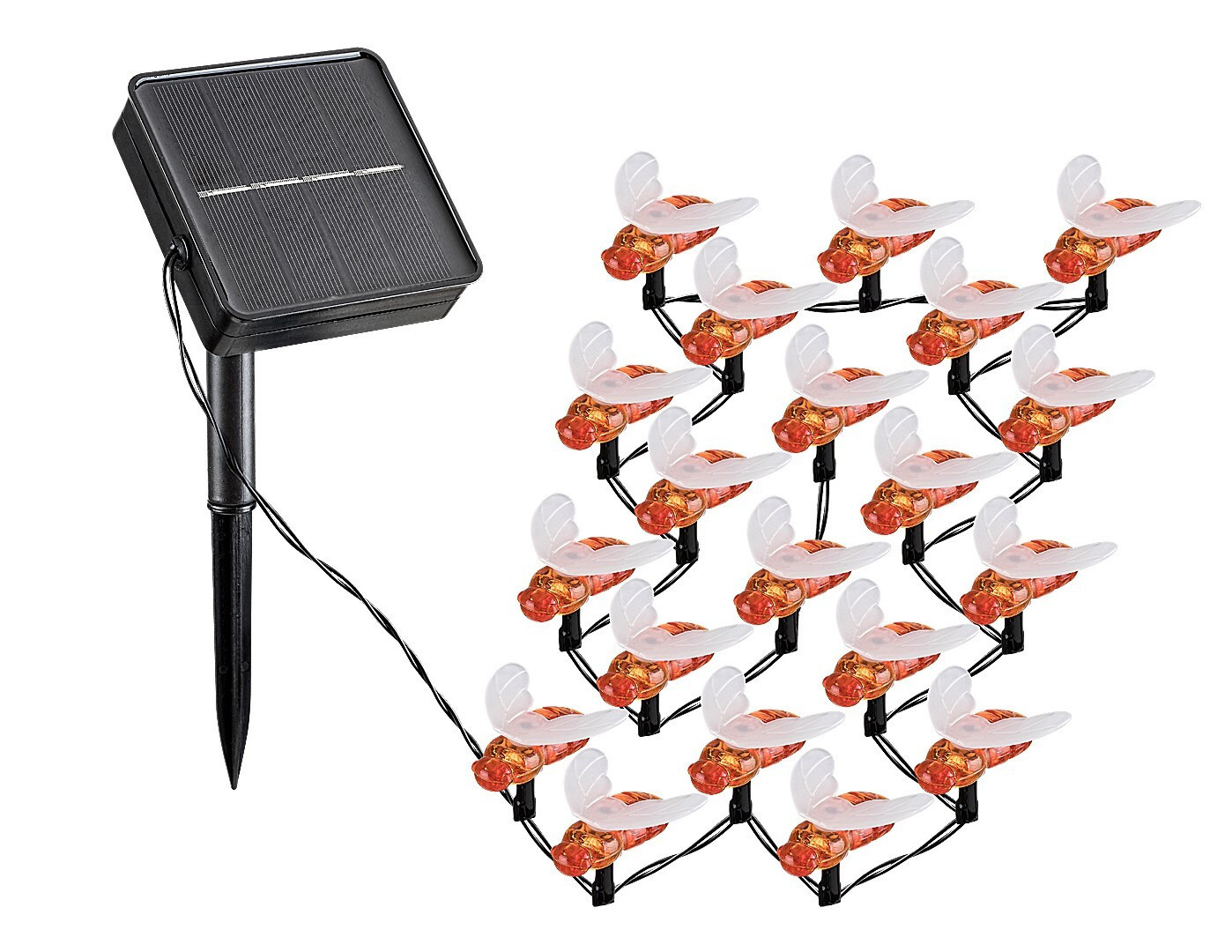 Lampa ogrodowa dekoracyjna solarna LED 0.06W Bobus czarny 77002 Rabalux