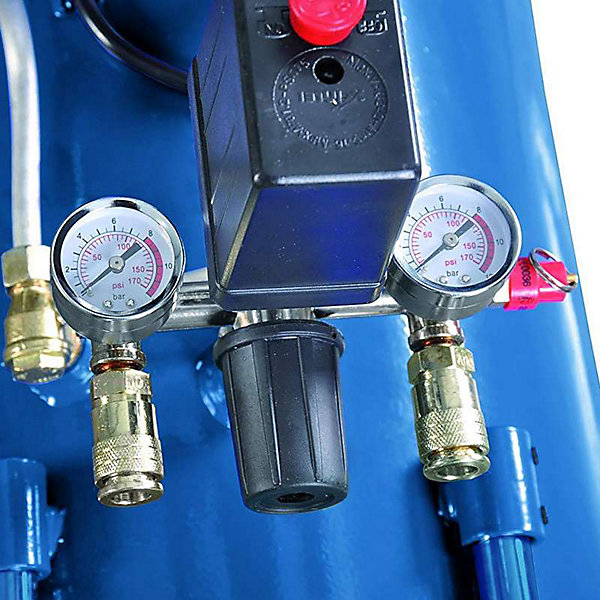 Compresseur 100l À Deux Cylindres 2200w Scheppach Hc100dc