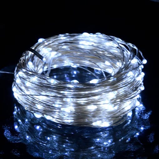 NNEVL LED String with 300 LEDs Cold White 30 m