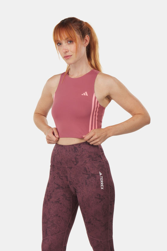 adidas Own the Run 3 Stripes Tank Top Dames