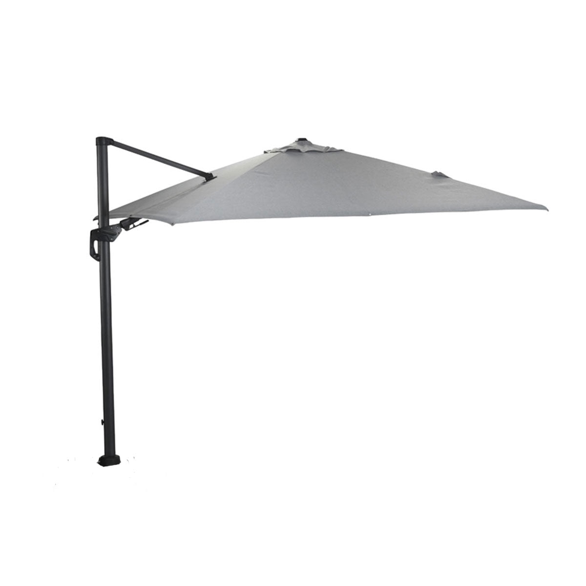 Garden Impressions zweefparasol Hawaii Deluxe licht grijs doek - 300x300 cm