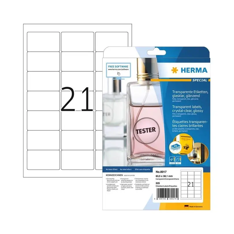 Etiketten 25er-Set Herma