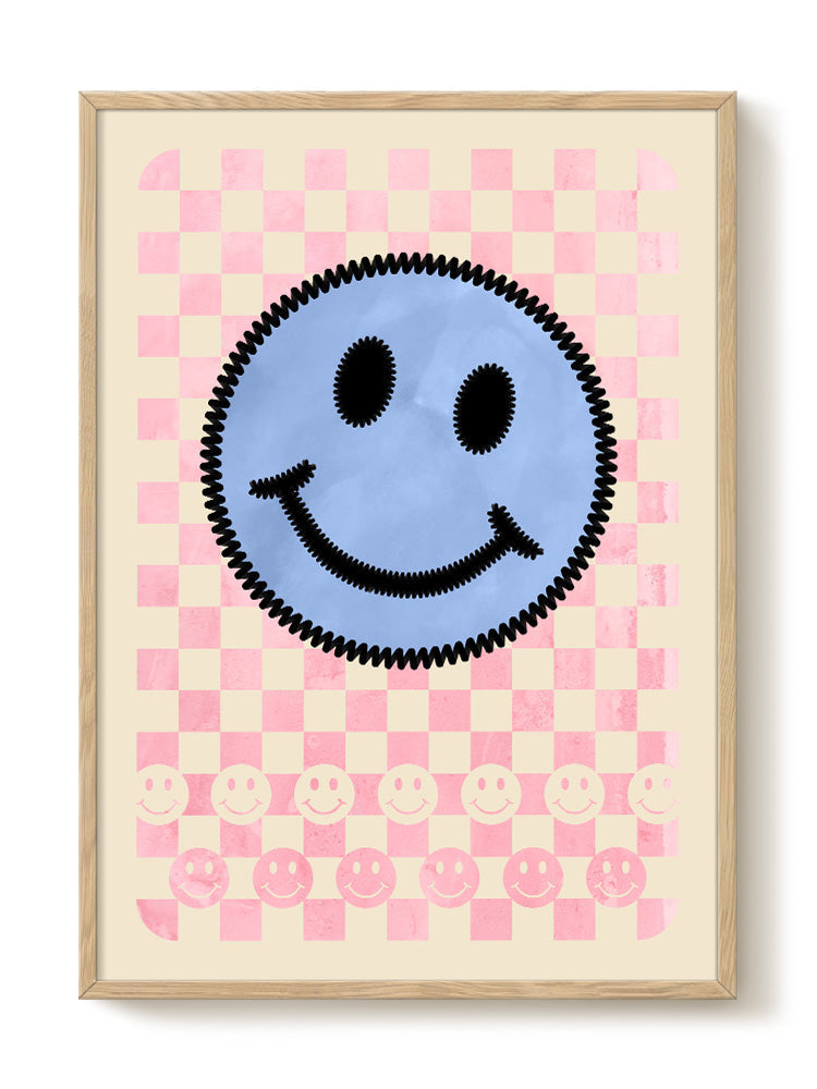 Pastel Smiles - Blush - PSTR studio Kunst Poster