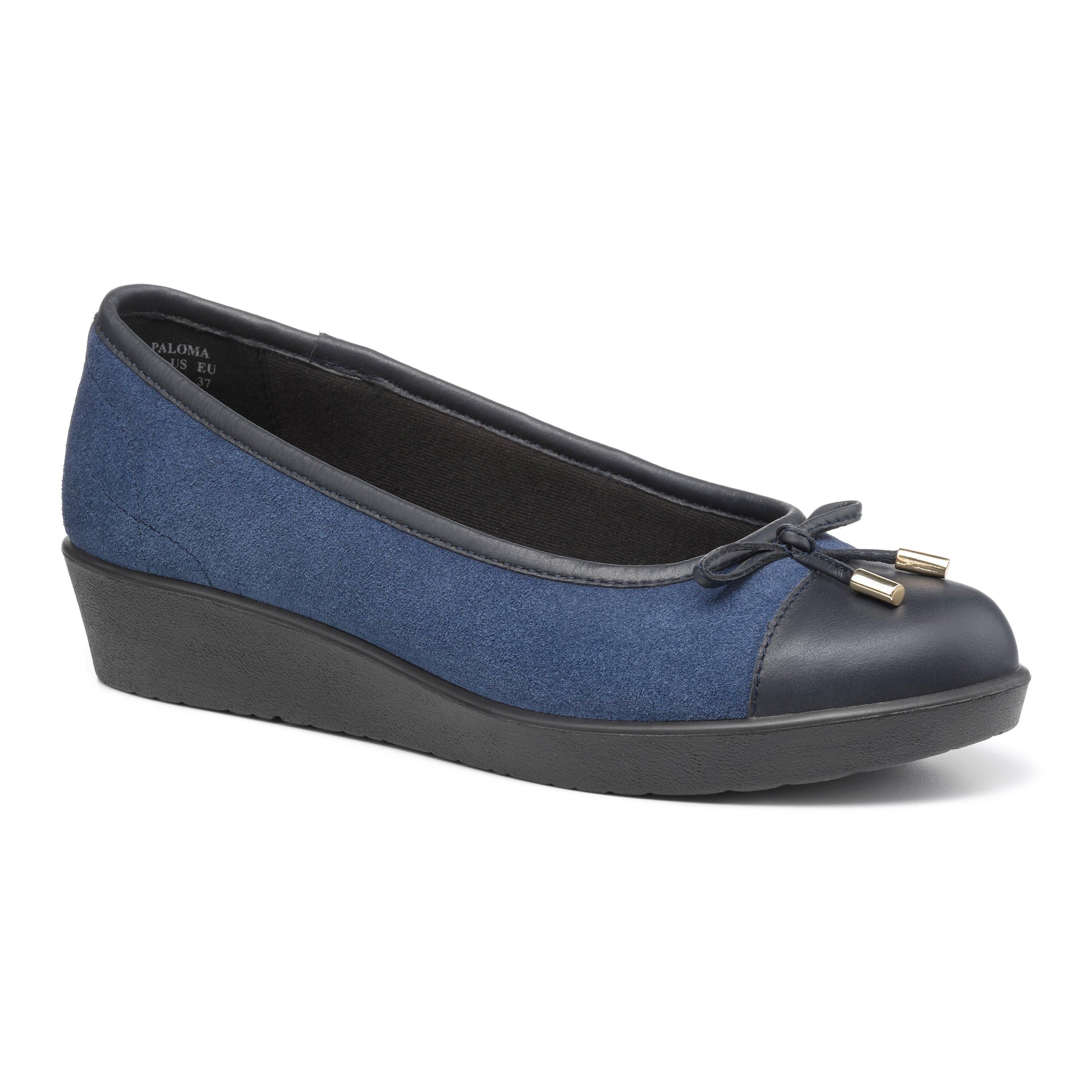 Hotter Paloma' Ballet Wedge Shoes
