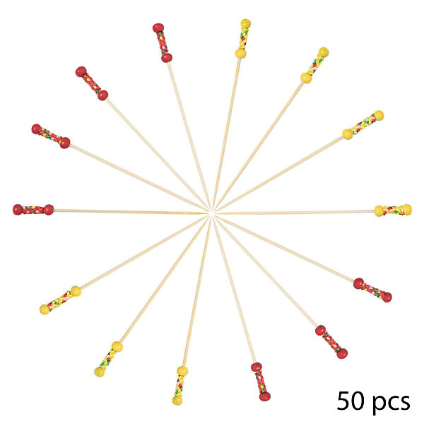 Lot de 50 piques cocktail fantaisie - Multicolore- 5five
