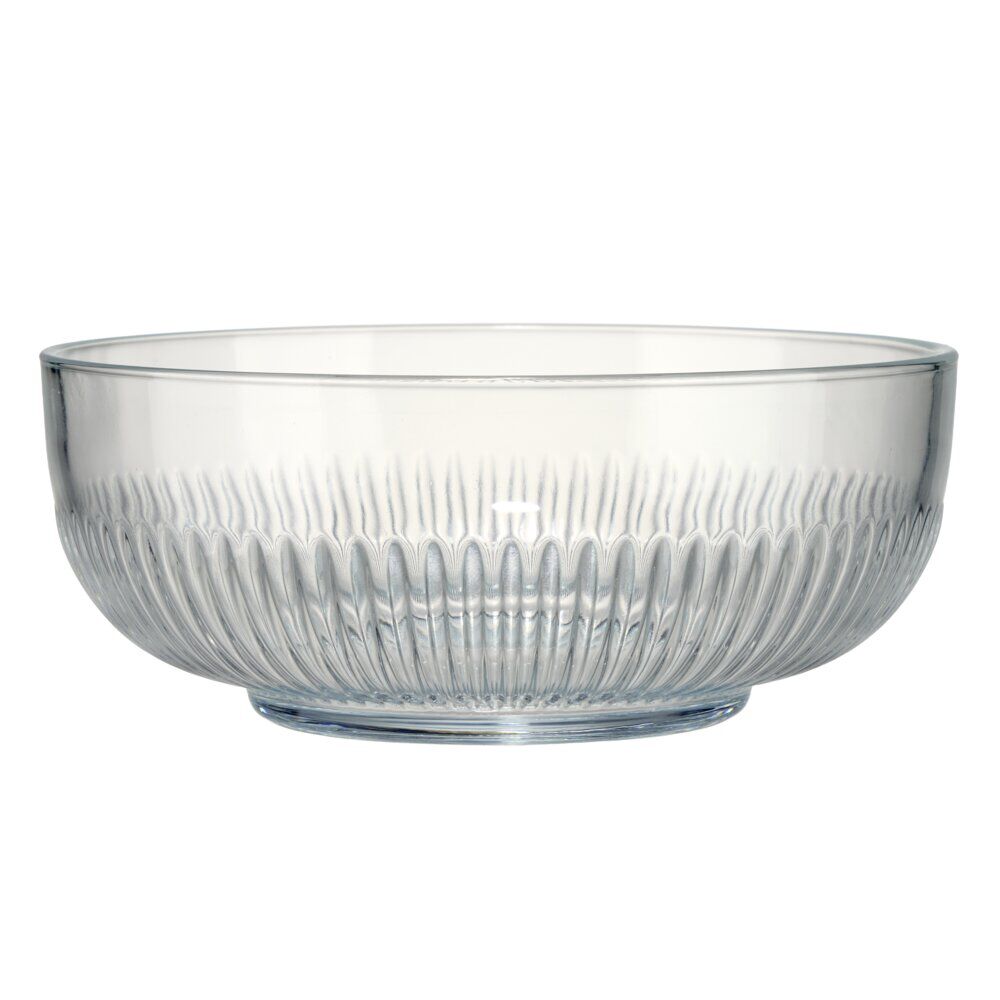 Saladier x3 en verre transparent Ø17/20/23xH10cm