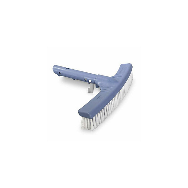 Brosse de paroi piscine, couleur bleu de 33 cm.