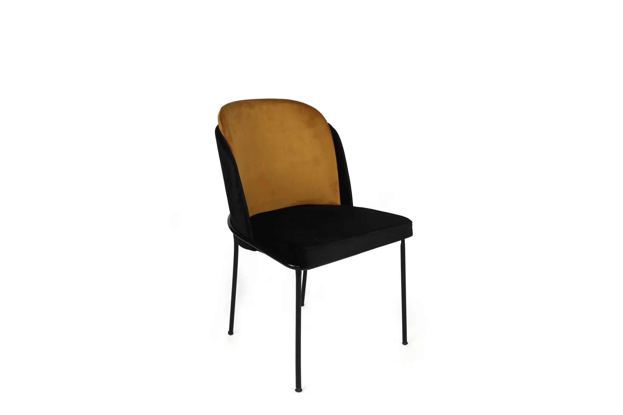 Set van 4 eetkamerstoelen Dore velvet