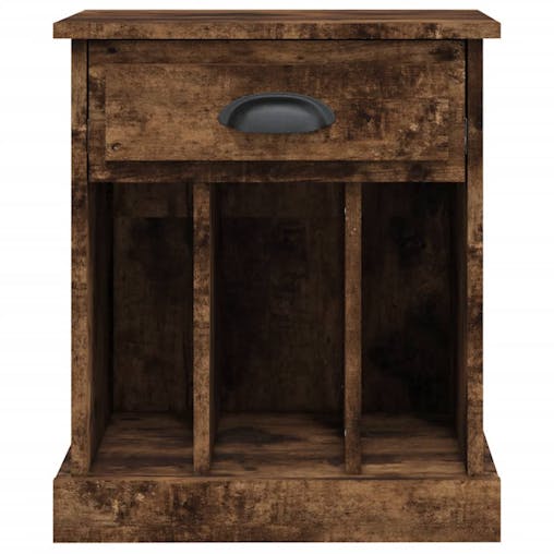 NNEVL Bedside Cabinets 2 pcs Smoked Oak 43x36x50 cm