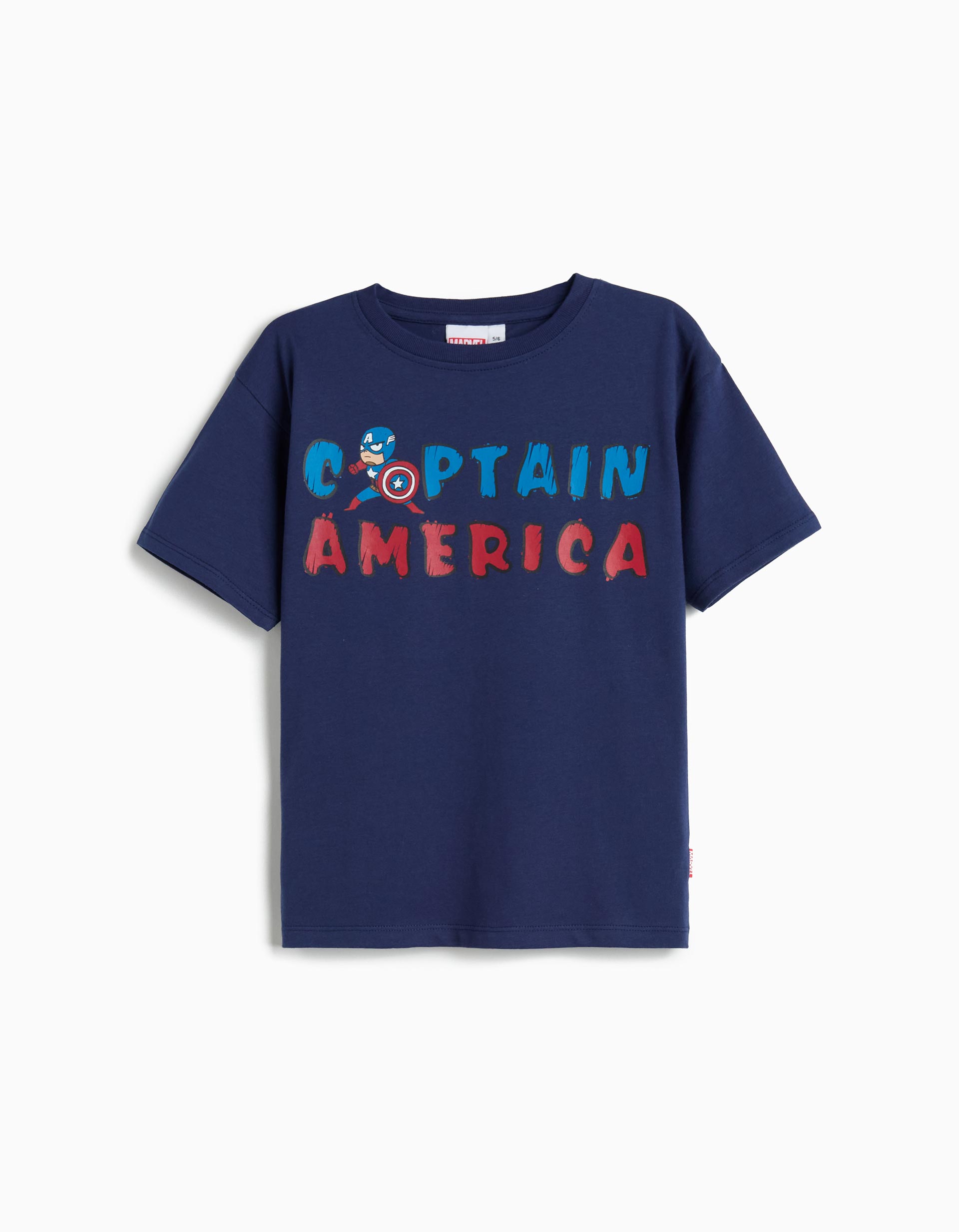 T-shirt 'Marvel', Menino, Azul Escuro