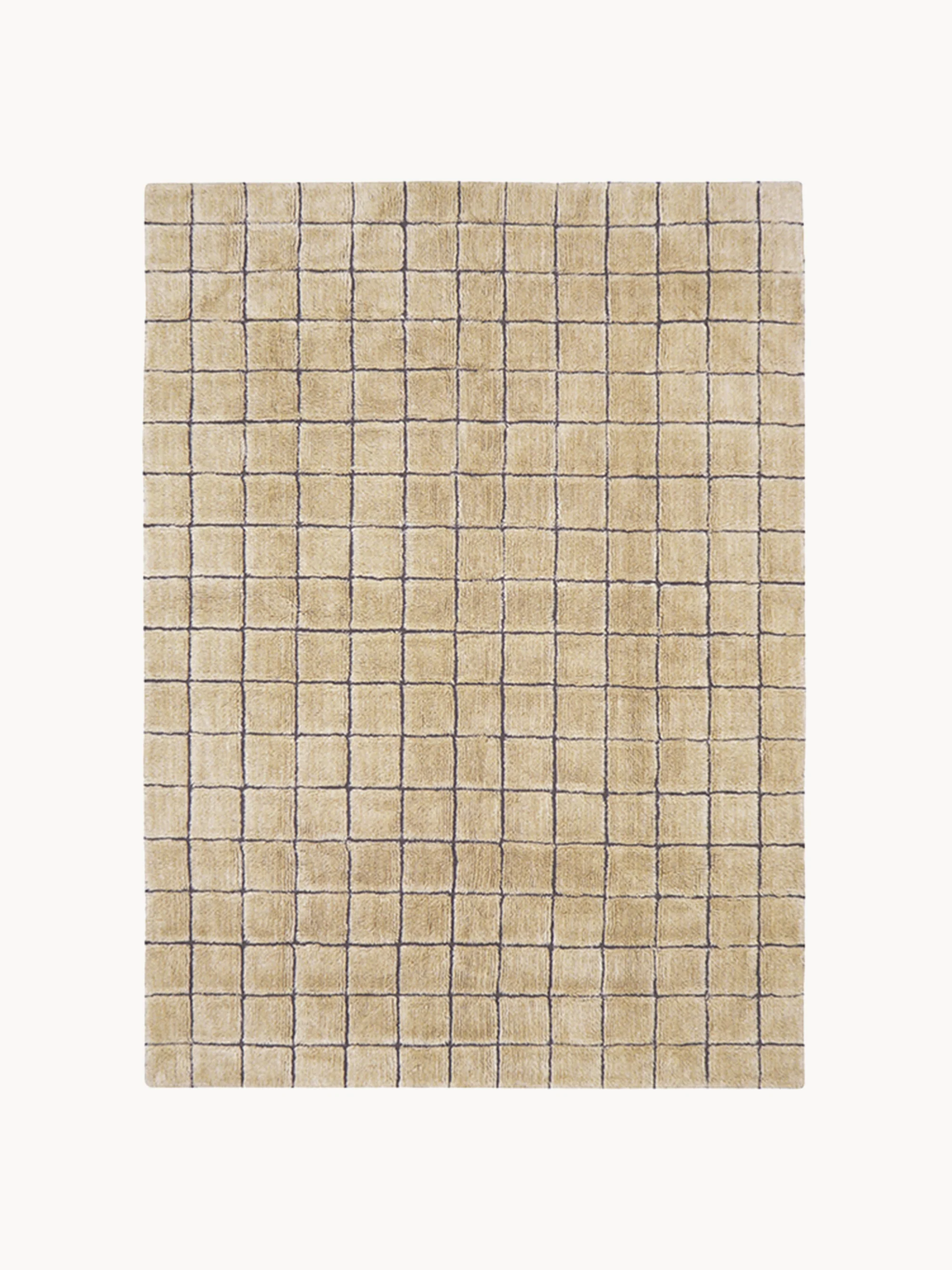 Handgetufteter Wollteppich Mosaic