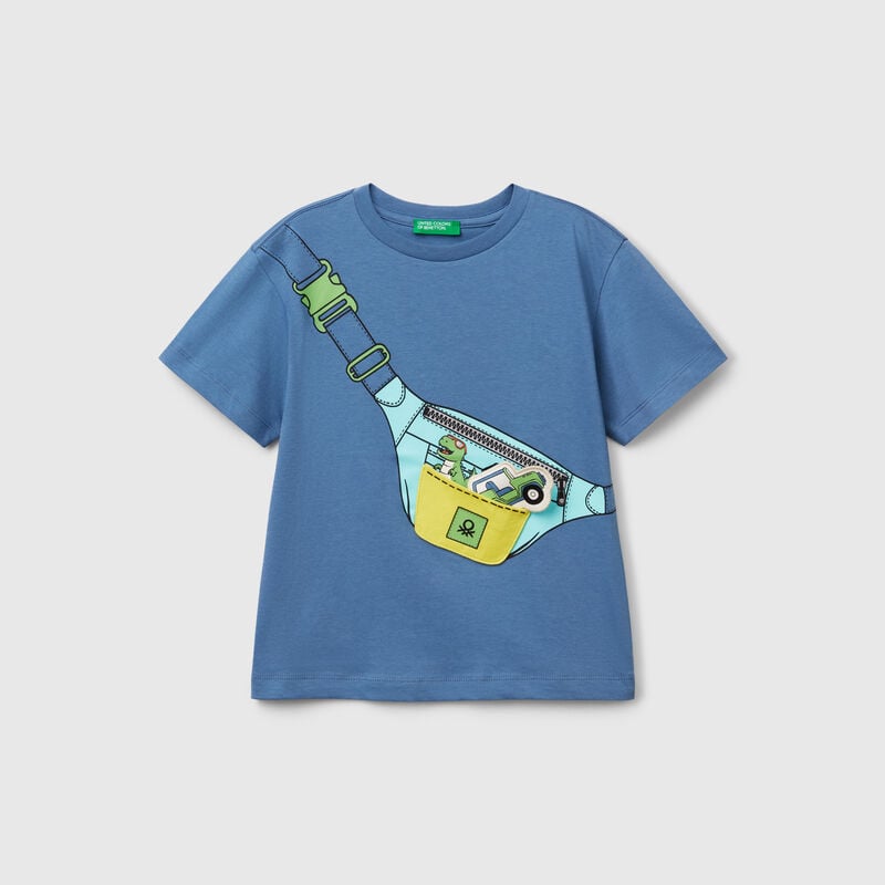 T-shirt with application