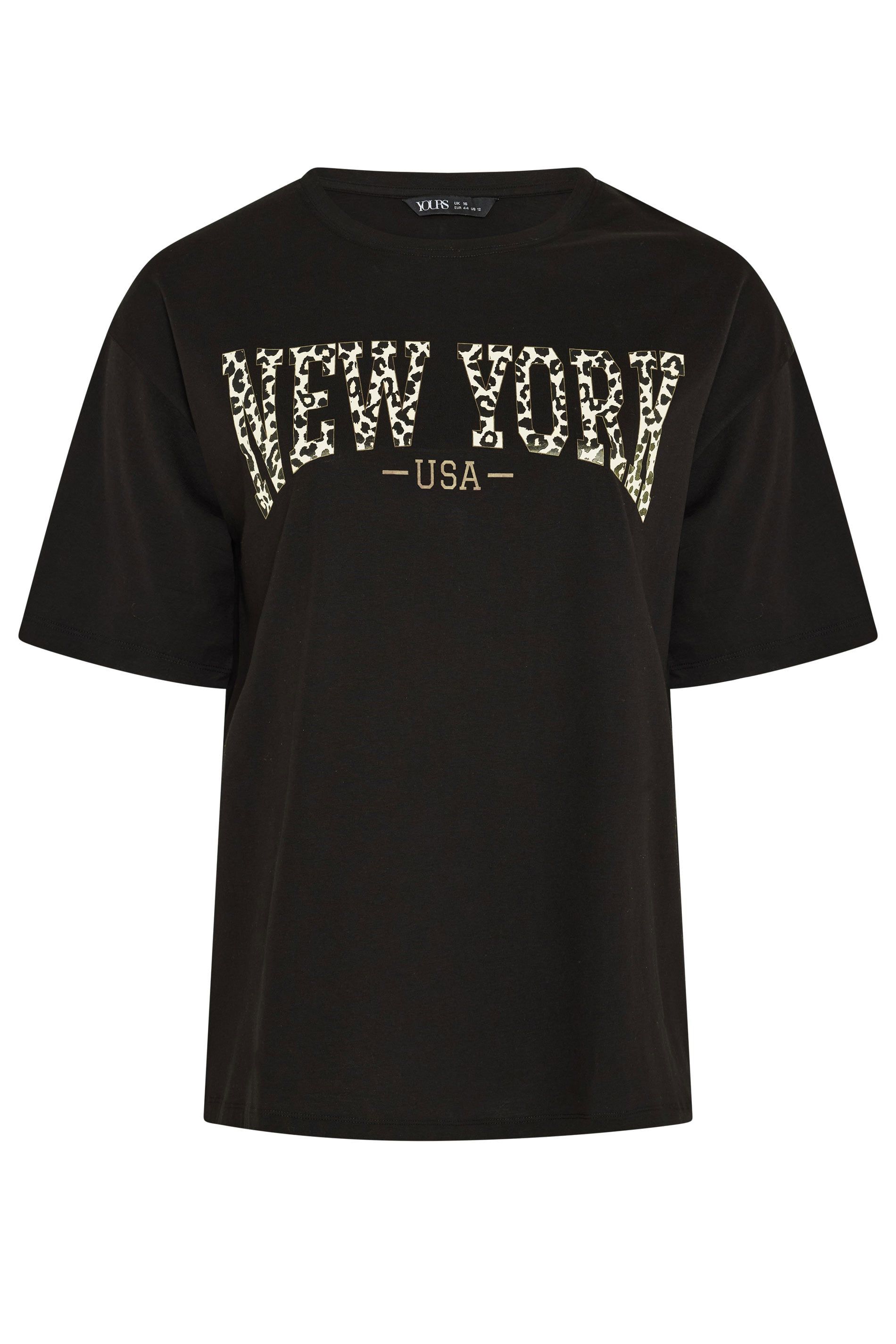 Yours New York' Leopard T-Shirt