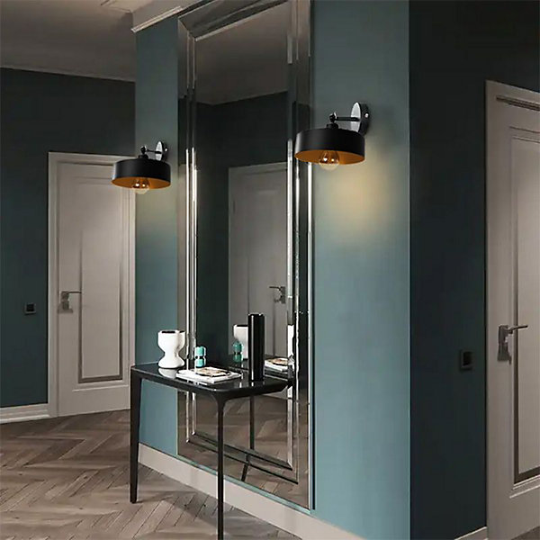 APPLIQUE MURALE APP1332-1W BLACK GOLD