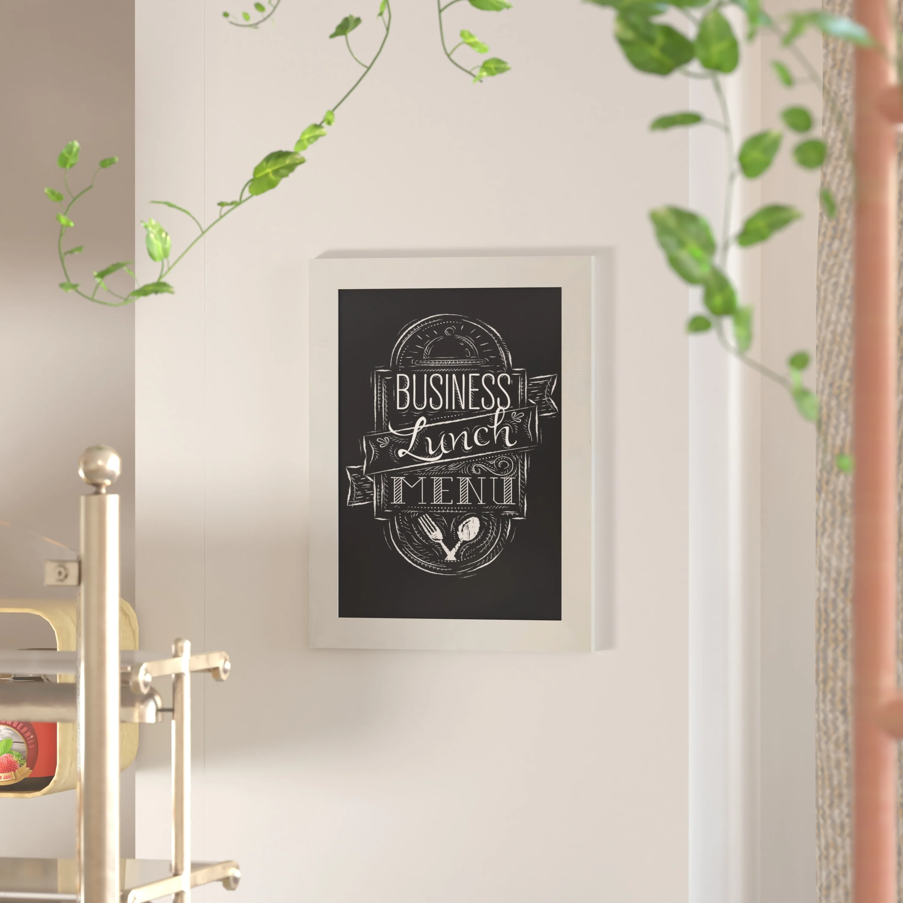 Wall Mounted Magnetic Chalkboard