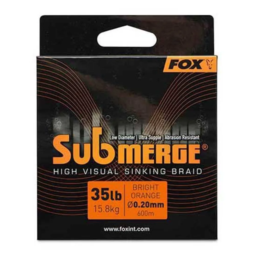 Fox International Submerge Orange Sinking 600 m braided line