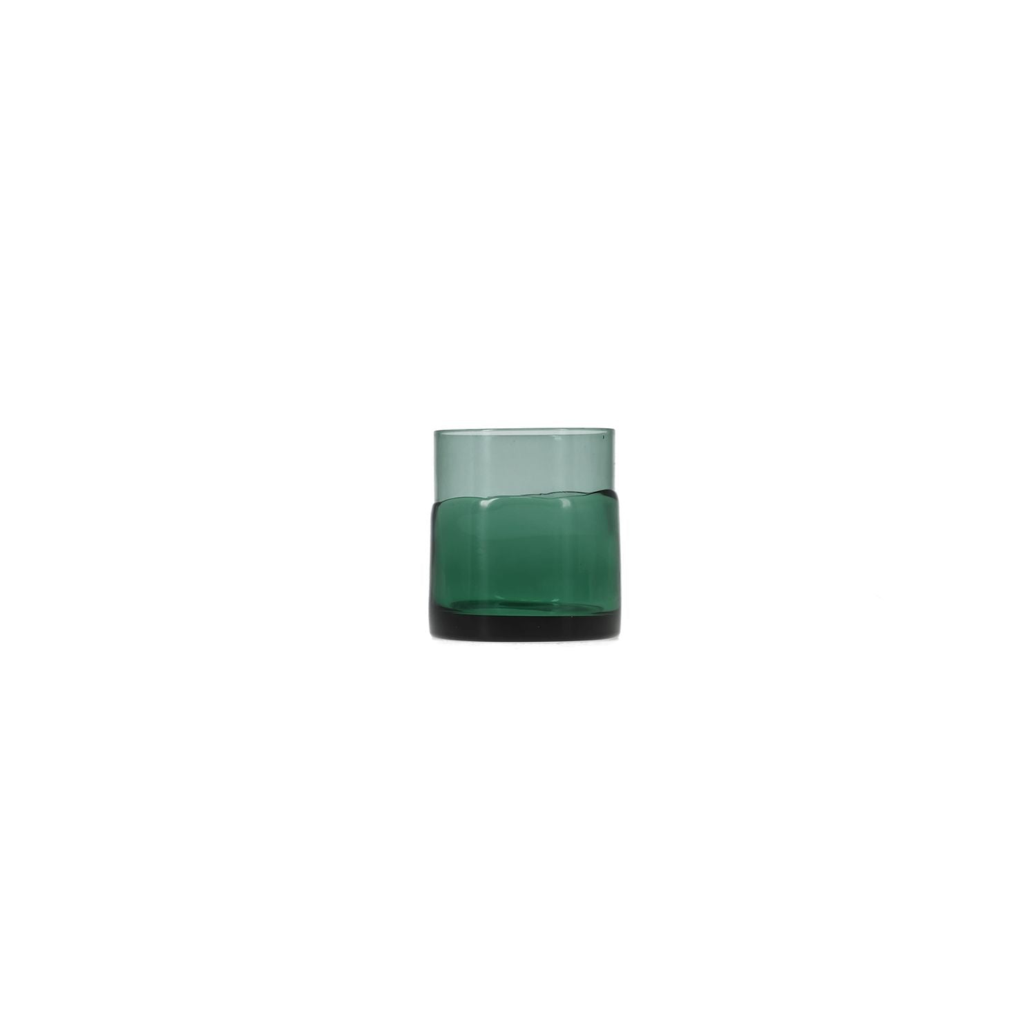 S|P Collection - Glas 31,5cl groen Mono - Set van 2