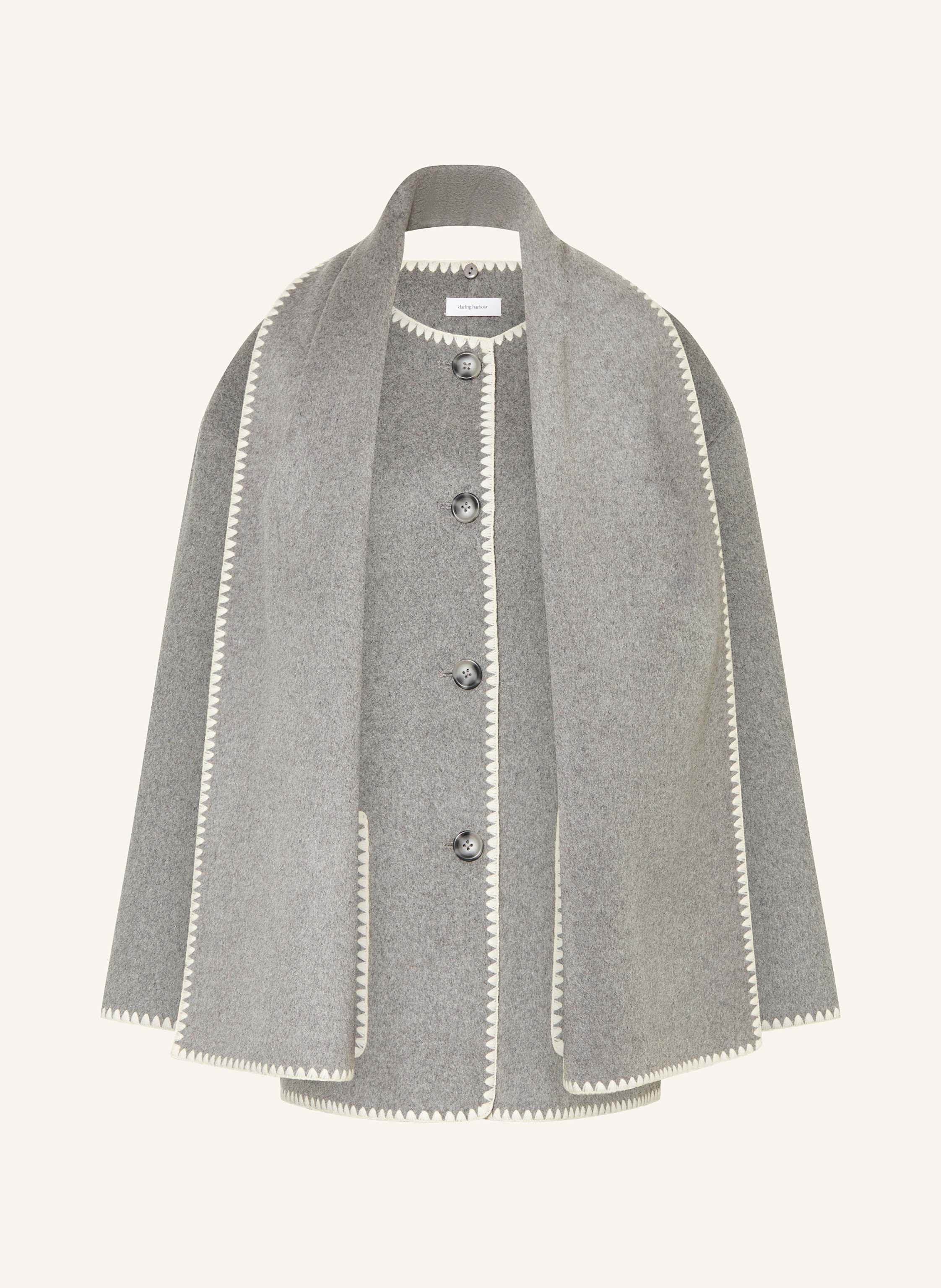darling harbour Jacke mit abnehmbarem Schal