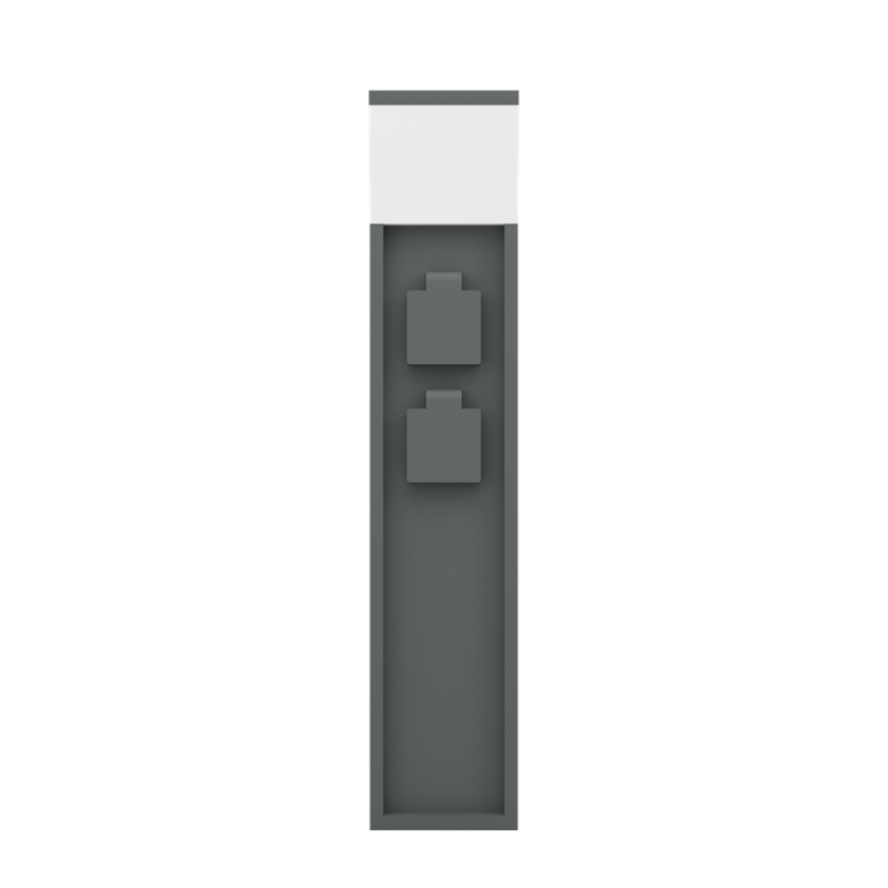 Borne de jardin Park 5 E27 2 prises anthracite EGLO