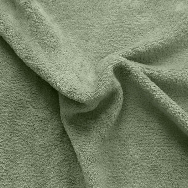 Couverture unie en molleton (180x220 cm - Vert clair)