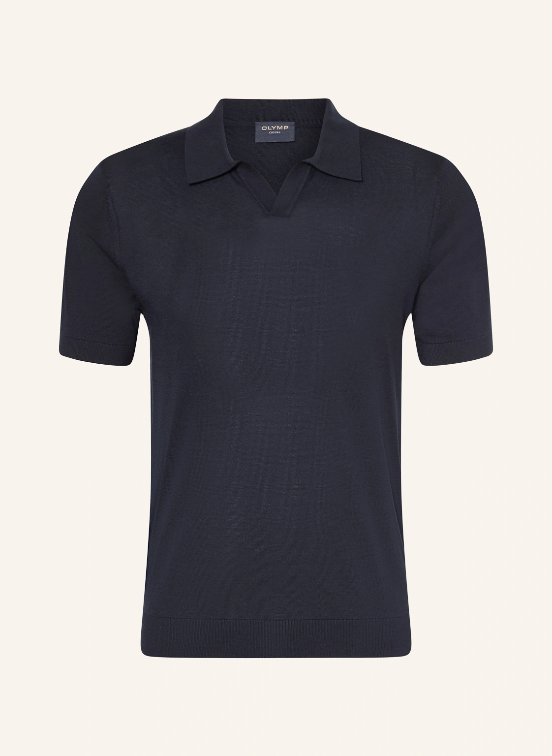 OLYMP Strick-Poloshirt