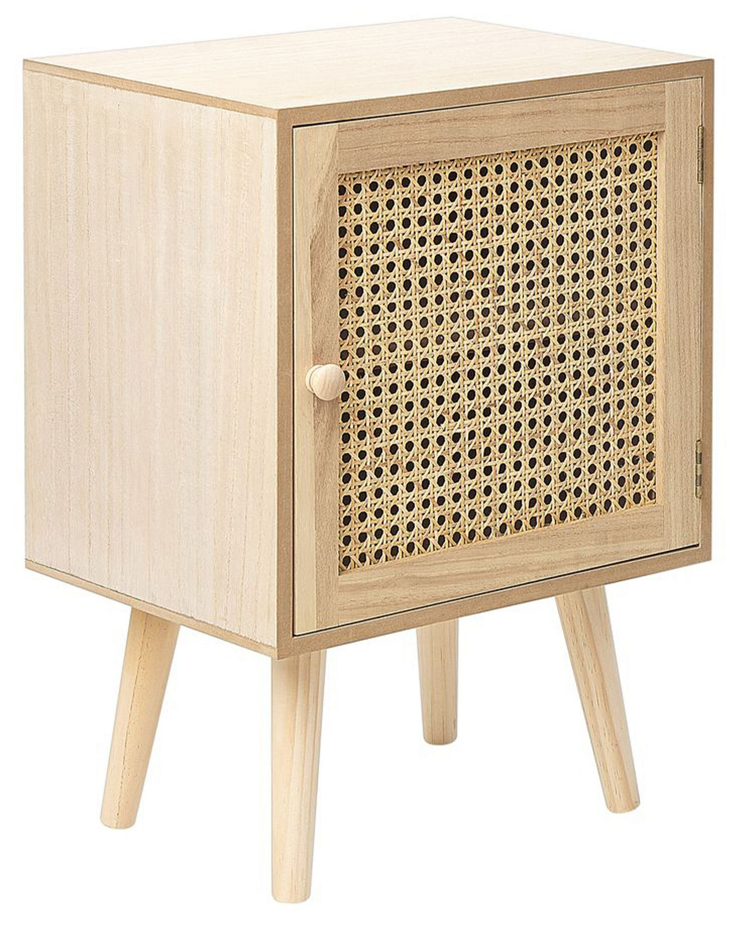 Szafka stolik nocny rattanowy front