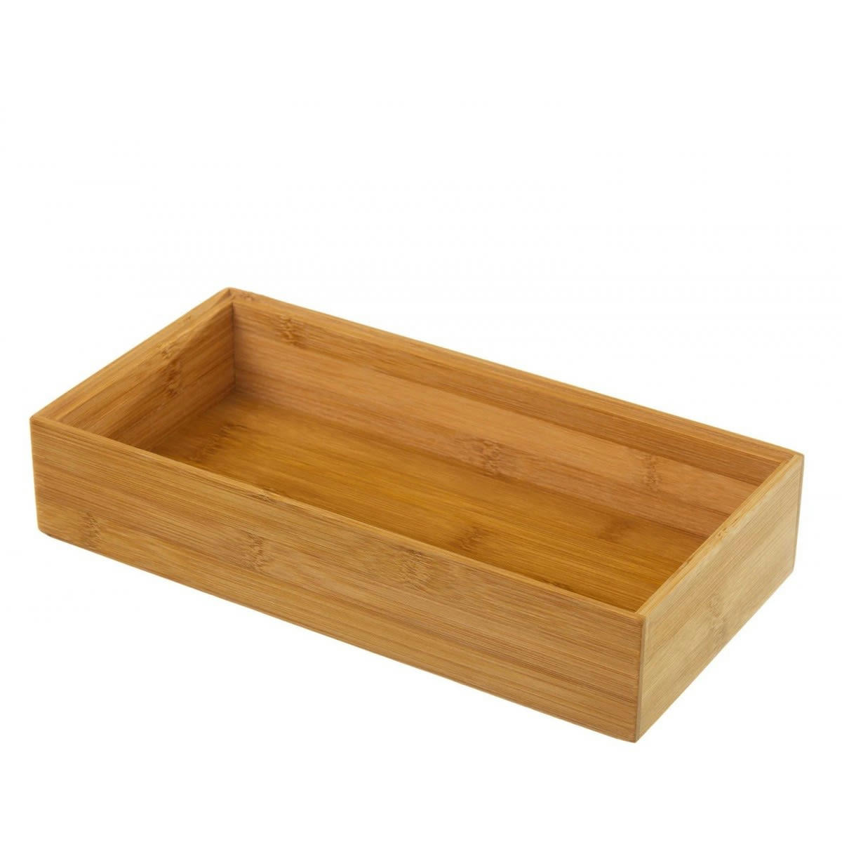 - Rangement organisateur salle de bain bambou - 30x15x6.5cm