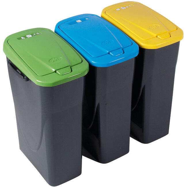 Poubelle tri sélectif jaune 25 L