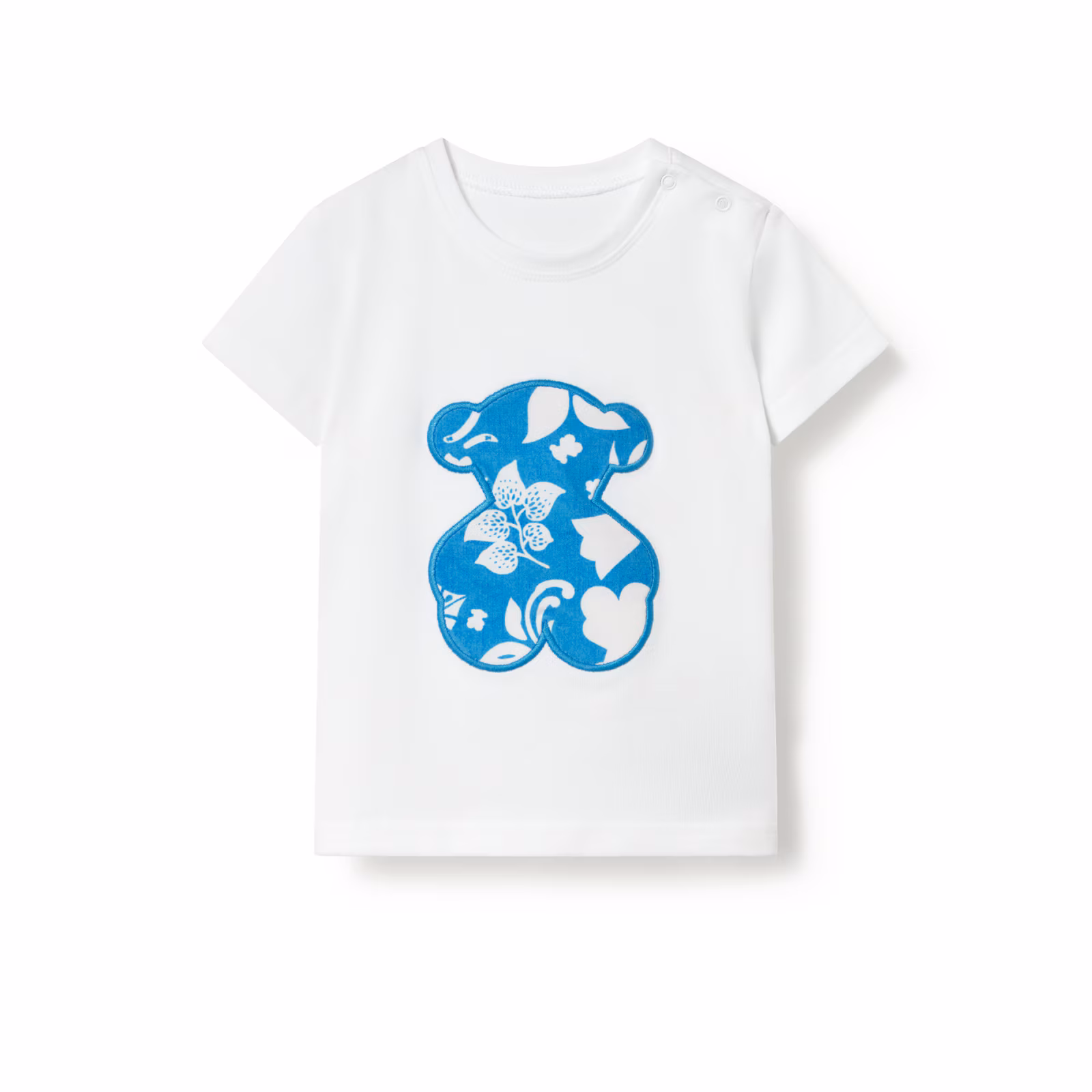 Camiseta de playa Flower azul