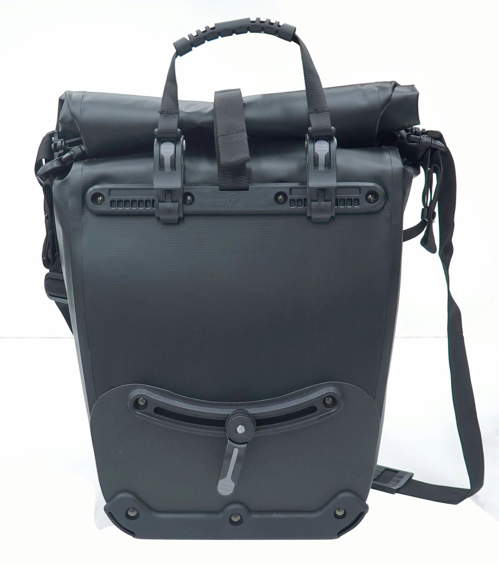 Raleigh Roll-Top Waterproof Pannier Bag, Black