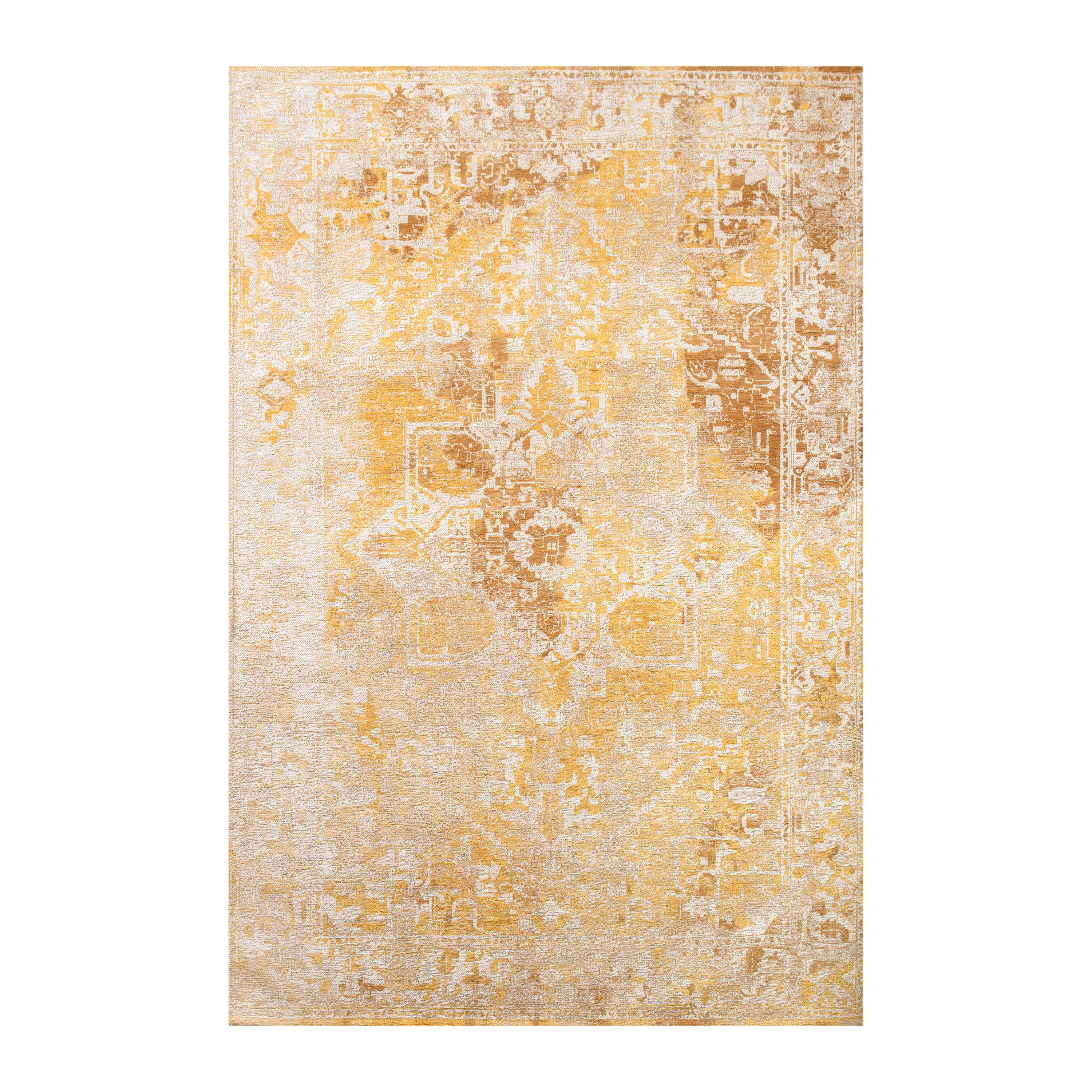 Lola & Moi Heris Vloerkleed - Golden Wall - 140 x 200 cm
