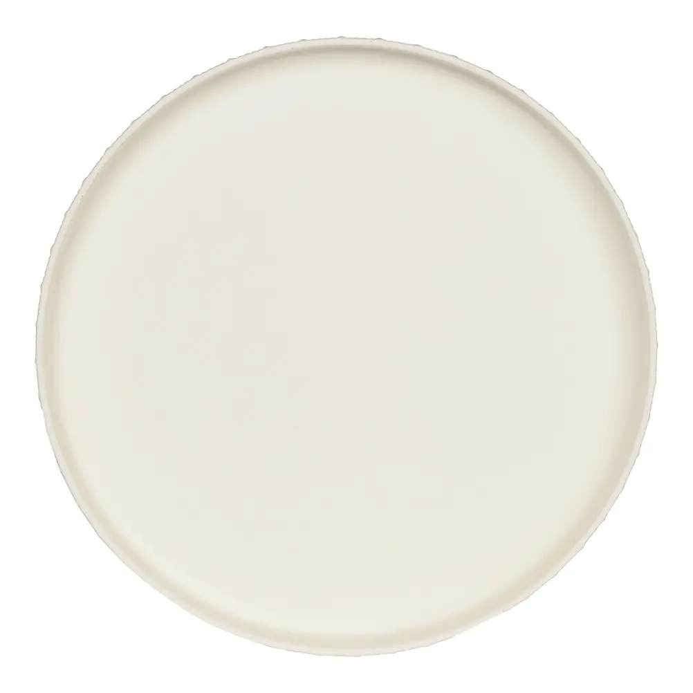 Bewertungen - Deko-Tablett Notches Weiß, ⌀ 41 cm, H 45 mm