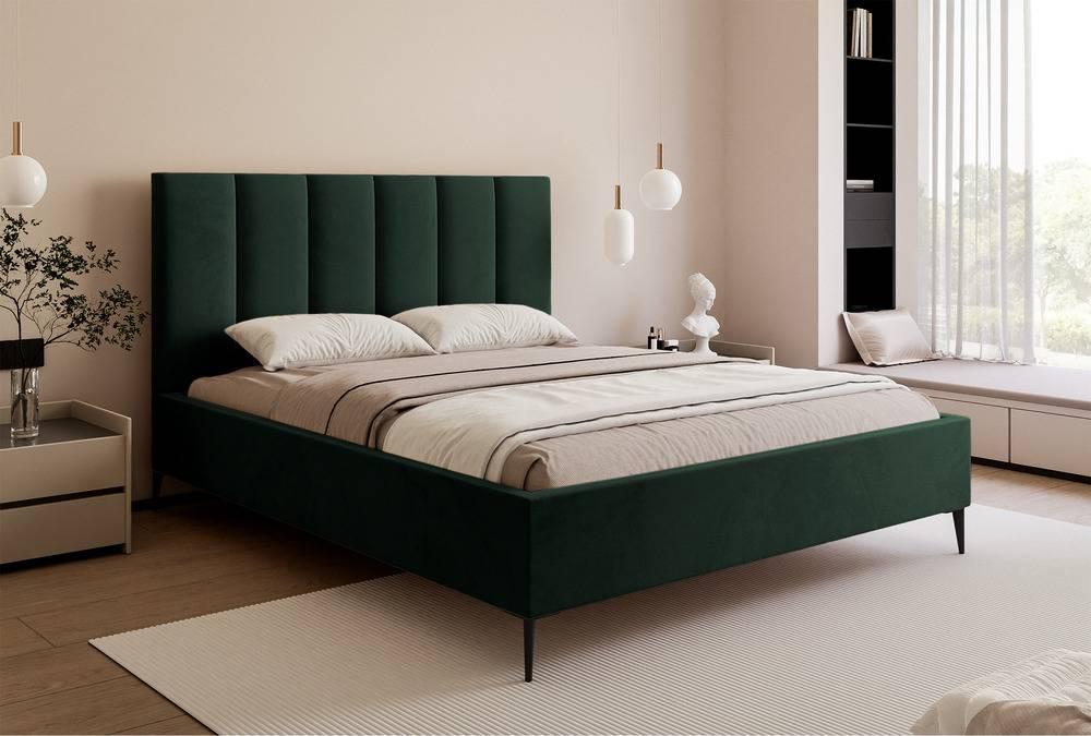 Bedframe Carolina met opbergruimte velvet 180x200