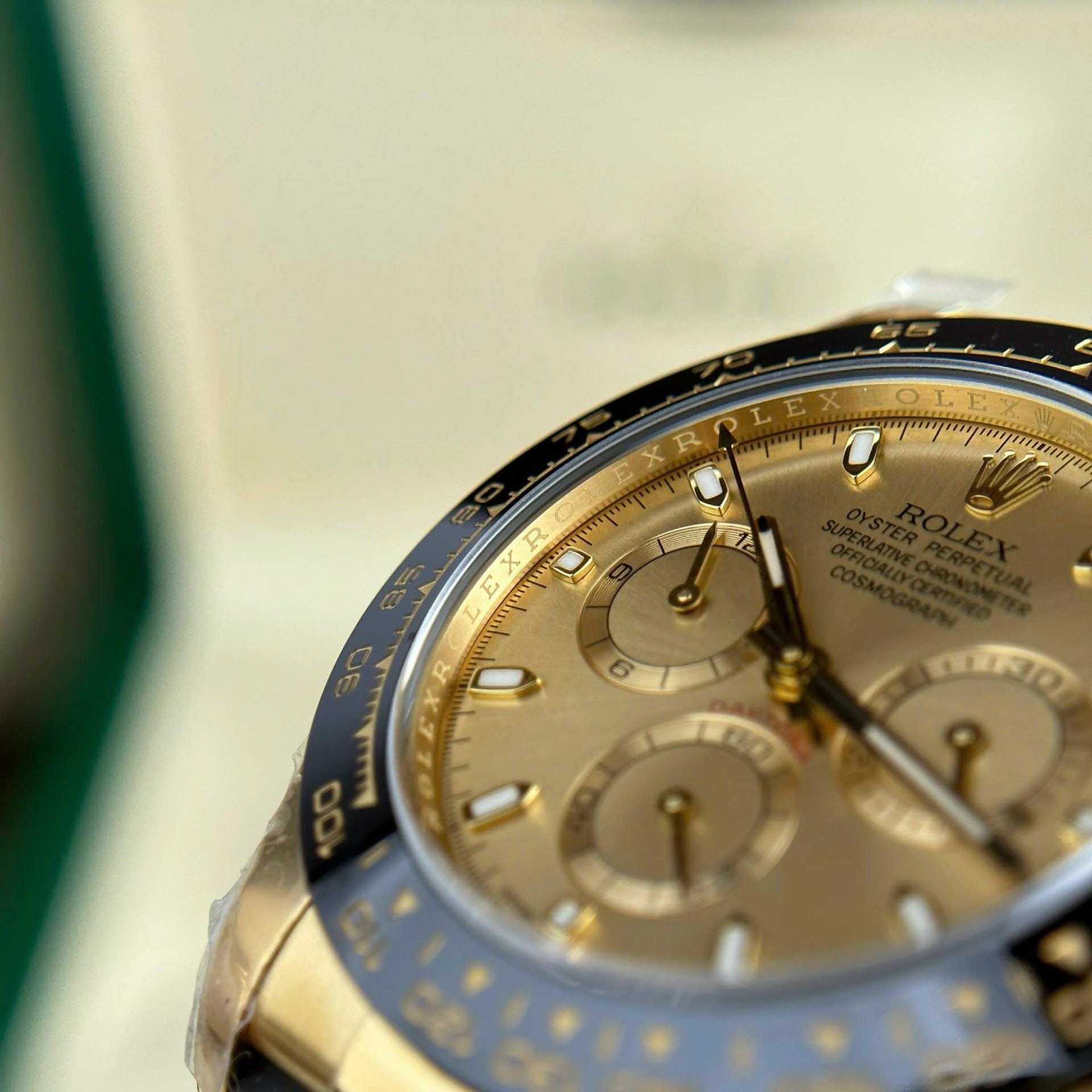 Rolex Daytona 116518LN YG Plated Champagne Dial 40mm Oysterflex Super Clone