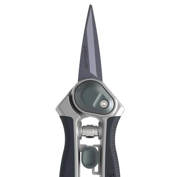 Gartenschere, Klingenlänge 7,5 cm, schwarz silber