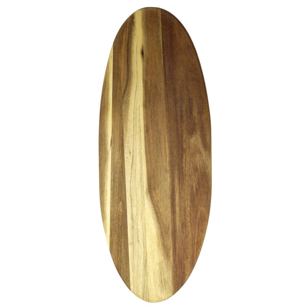 Planche de présentation en bois ovale 20x52cm